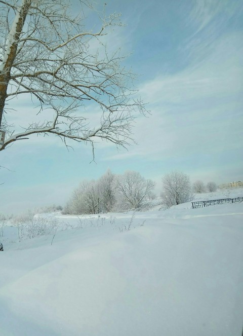 Russian beautiful winter