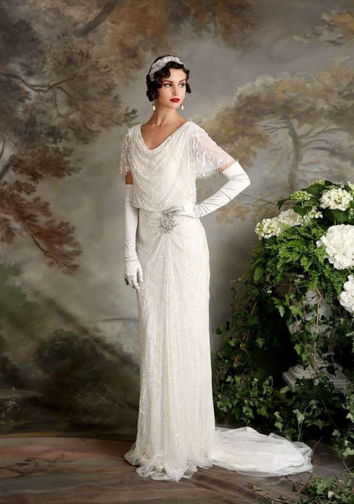 elegant twenties gown