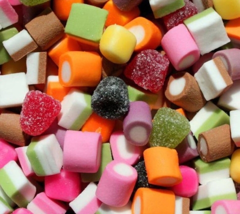food, candy achtergronden