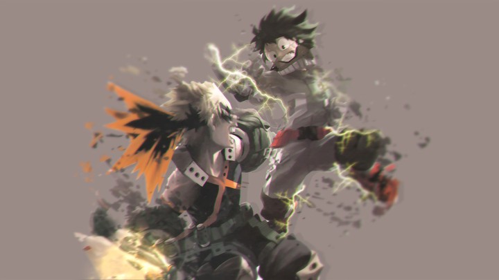 Midoriya vs Bakugou