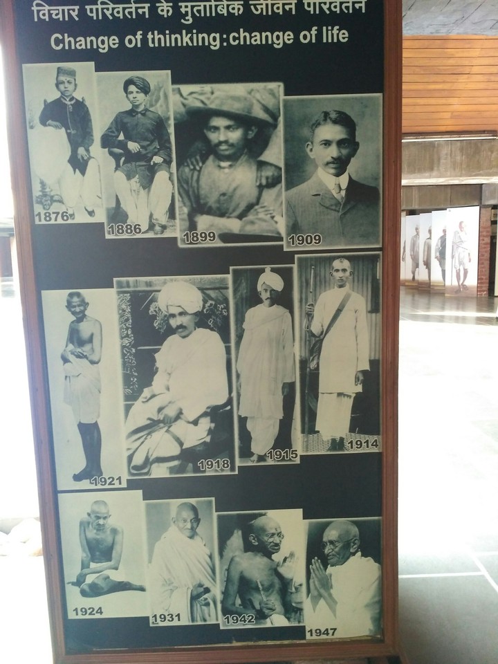 Mahatma Gandhi's life journey