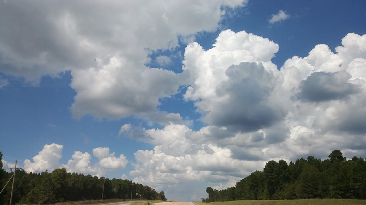 blue skies
