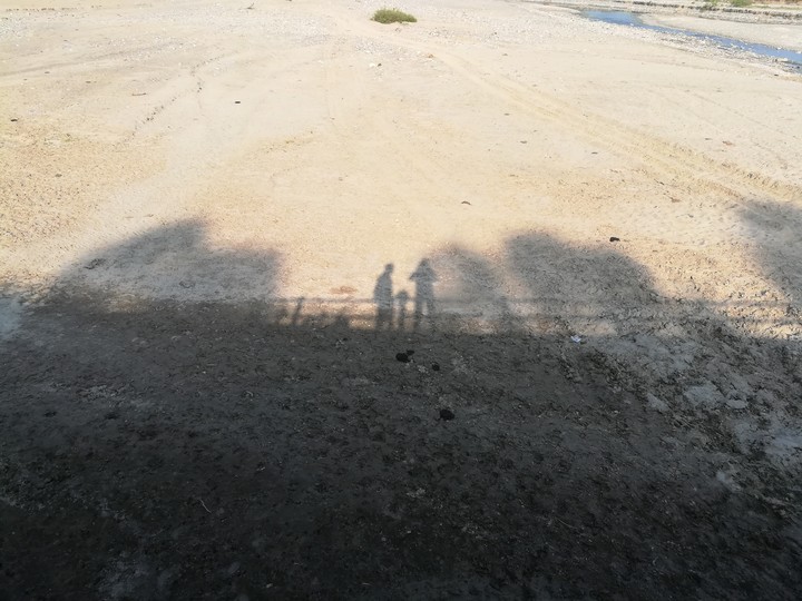 River without water