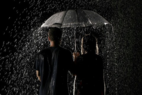In rain with love