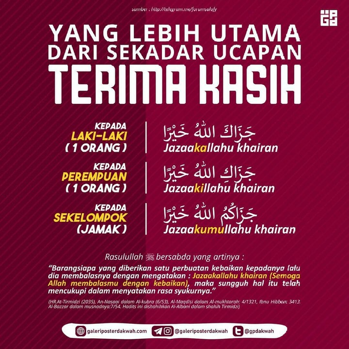 thank you *Jazaakallahu Khairan