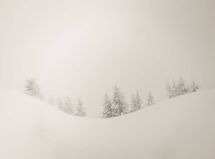 white snow