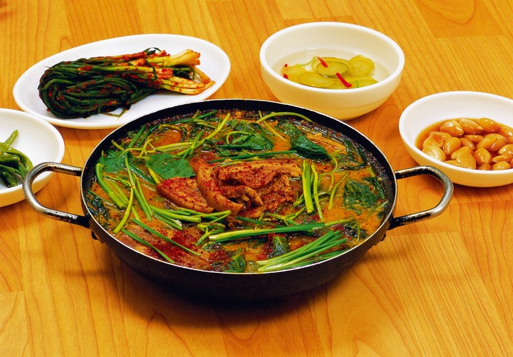 한식-밥과 고기