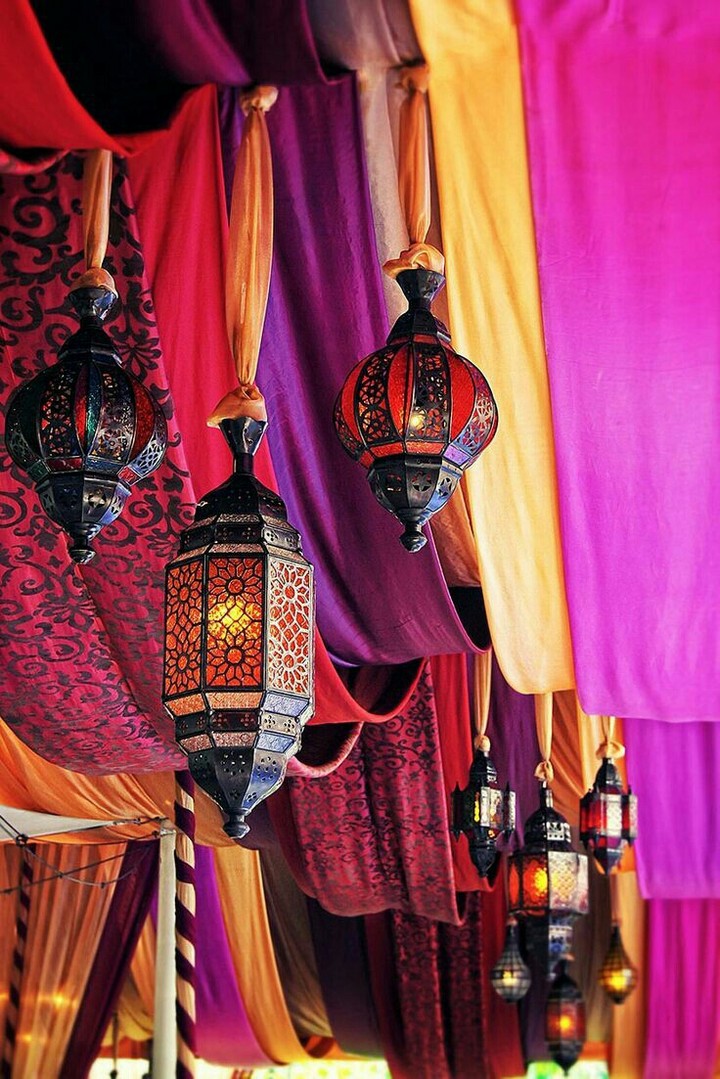 colorful lamp
