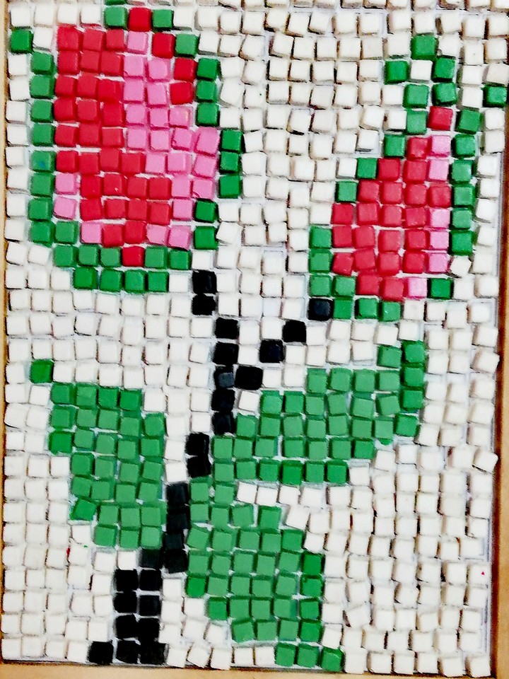 mosaic tulips