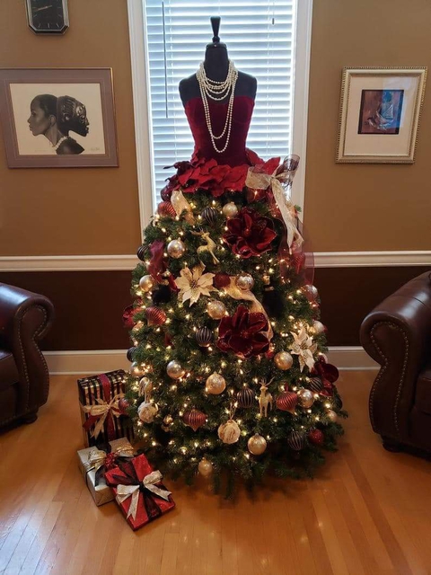 un Árbol de Navidad de elegancia.