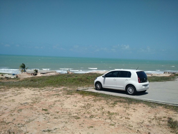 VW Up! at the beach
