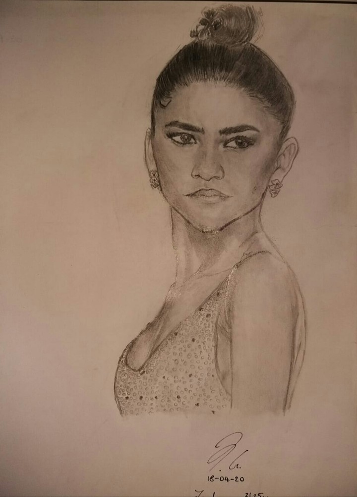 Zendaya Drawing