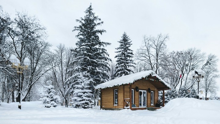 Winter,  Santa's home