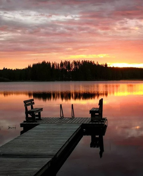 sfondi reflection, dock