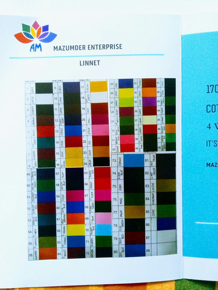 colour chart linnet leggings