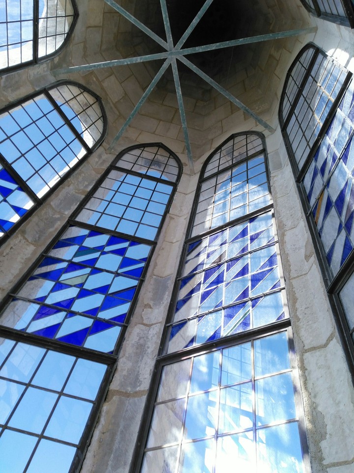 stain glass tower