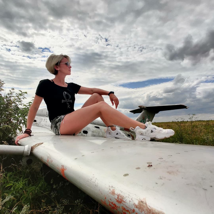 girl, nature,sky