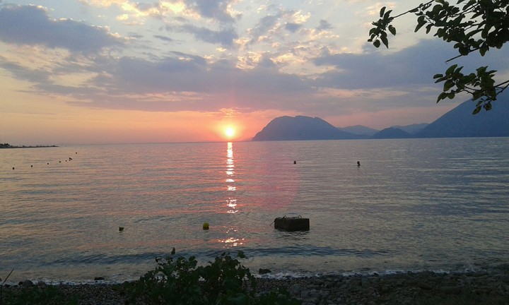 The sunset