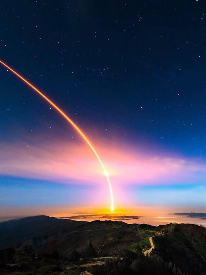 Flash of a comet