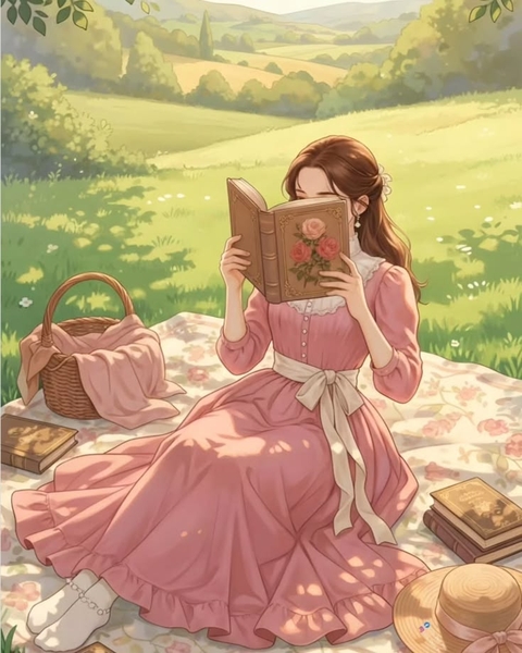 Girl in Garden