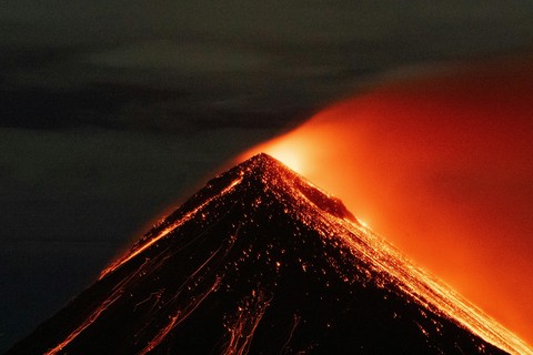 fonds d'écran Volcano, lava