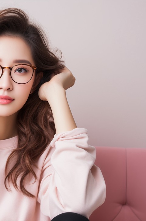 Girl with glasses