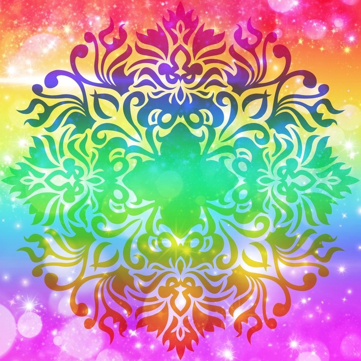 rainbow-ic rangoli