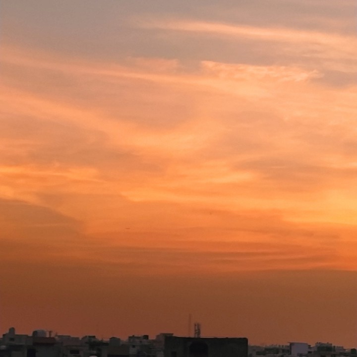 orange sky