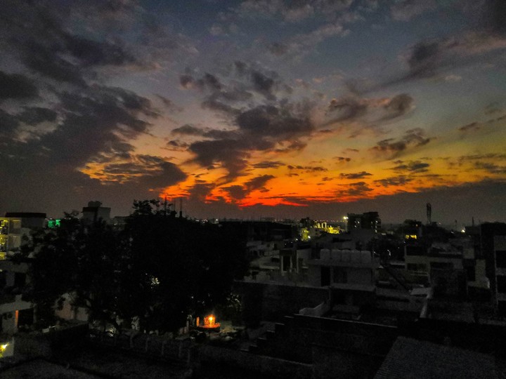 The sunset