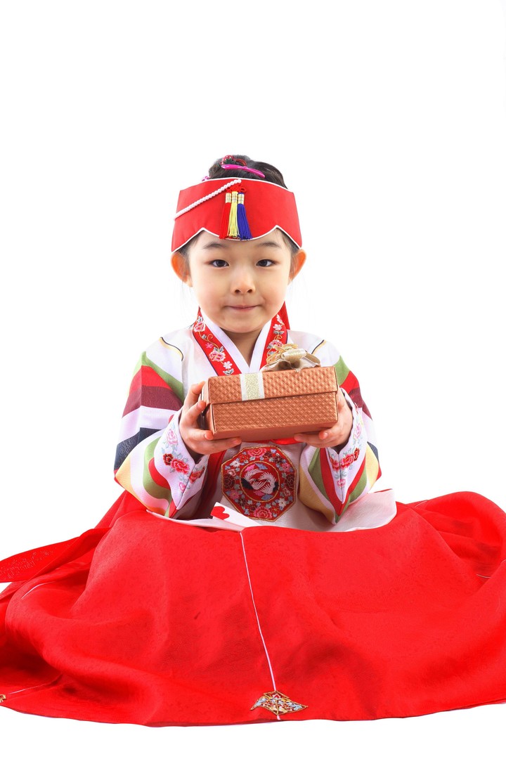Family in Korean Dress