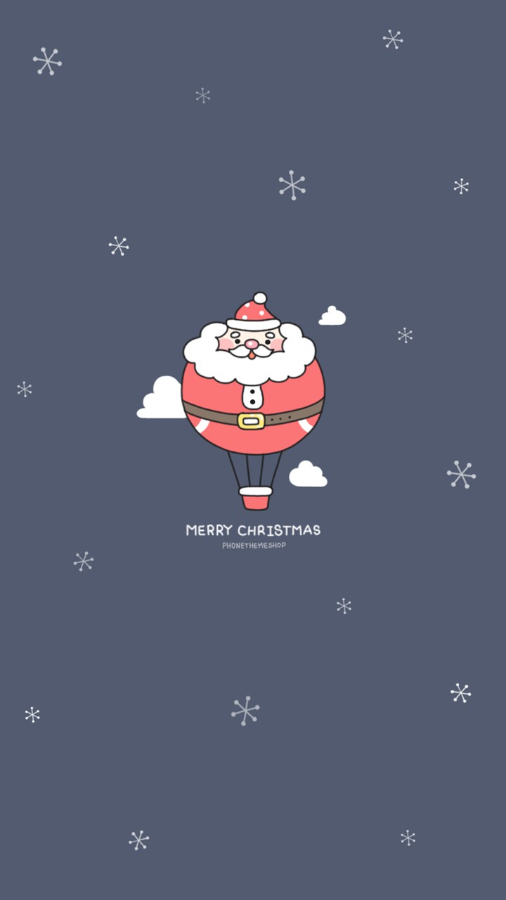 Santa hot air balloon