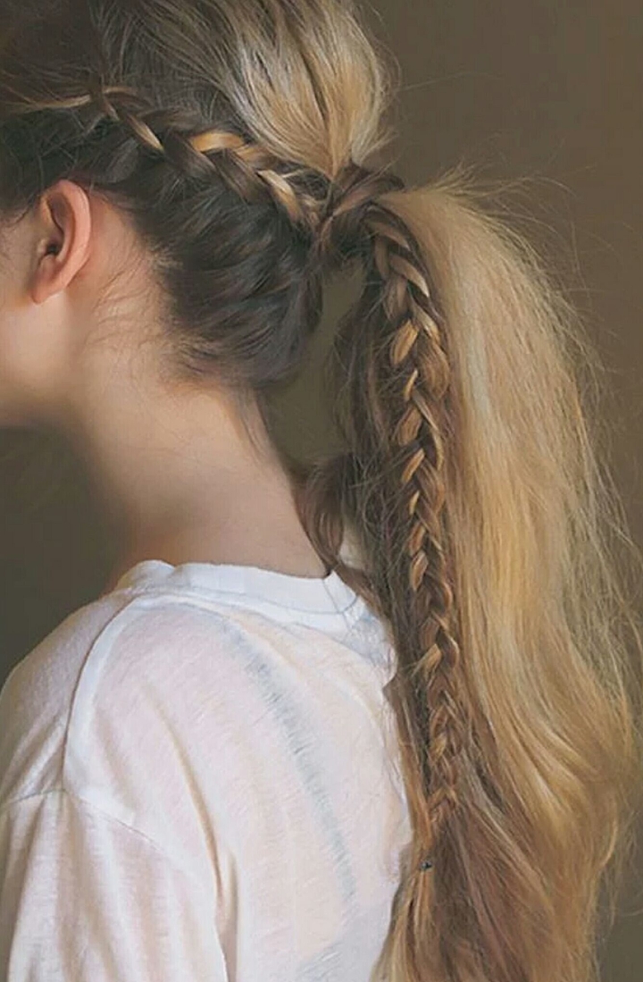 blonde hair