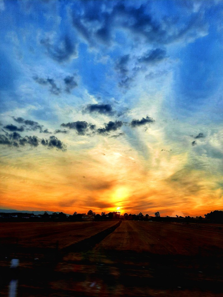 After a Tiring day The sunset just makes everything Better