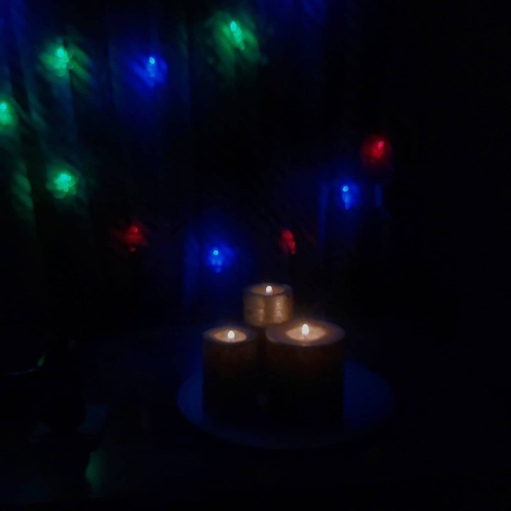 backlighte candle