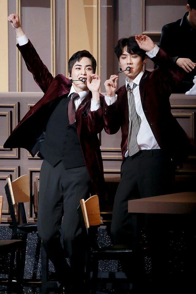 - minseok & sehun.