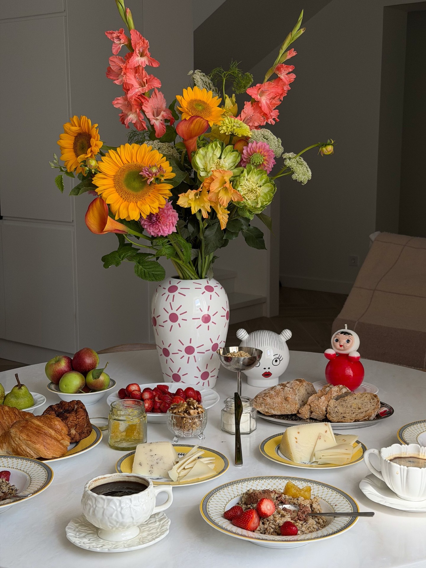 tapety tableware, flower
