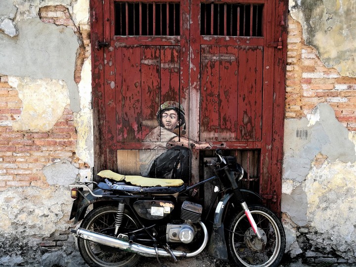 Boy on a bike