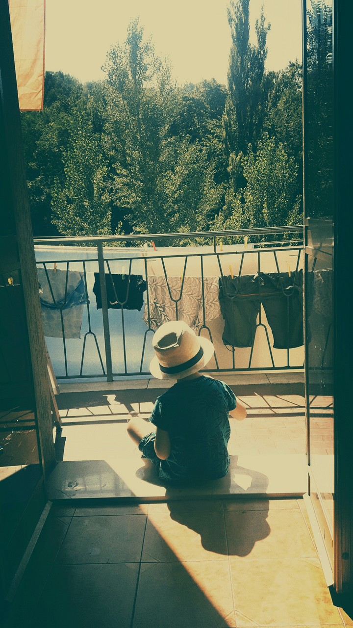 giochi  in balcone