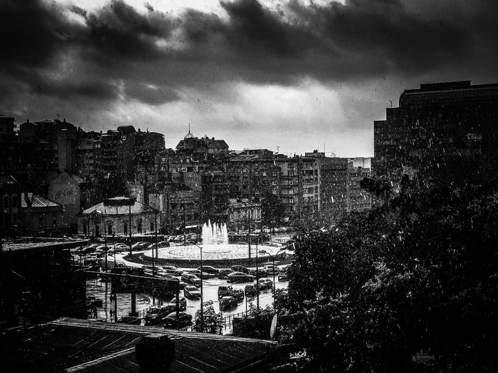 stormy sky over bg