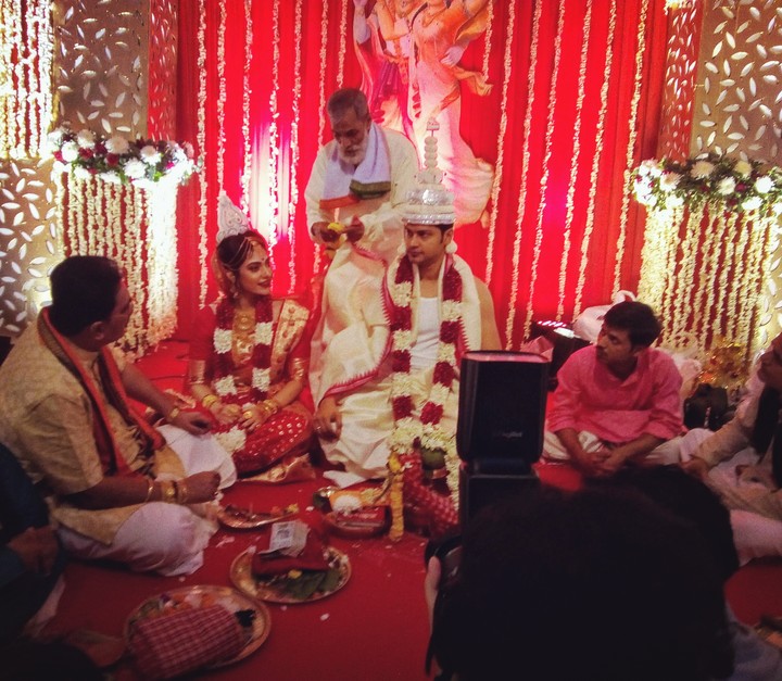 the bride and the groom