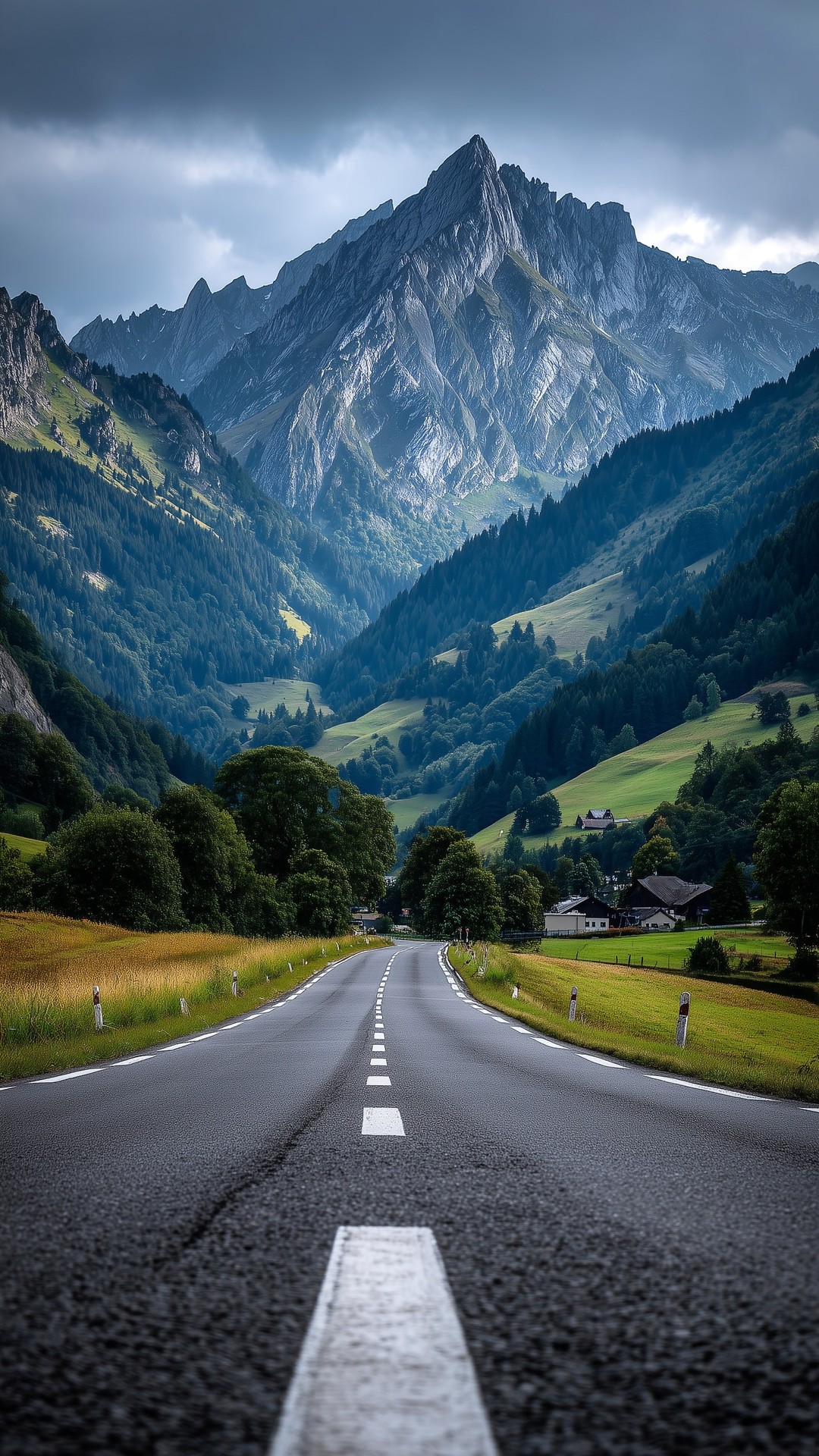 papéis de parede road, highland