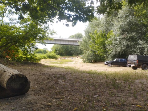 רקעים Bridge, trail