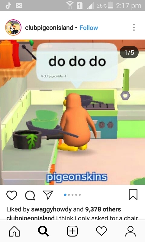 Roblox meme in instagram