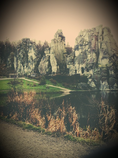 Steine am See