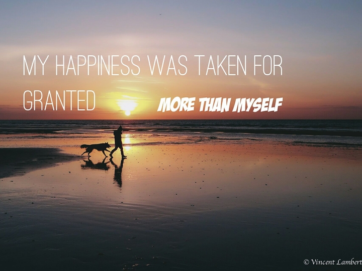Things are taken for granted
