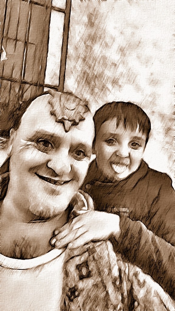 Mi tercer sobrino y yo
