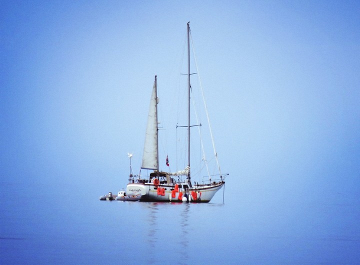 Ship in the sea