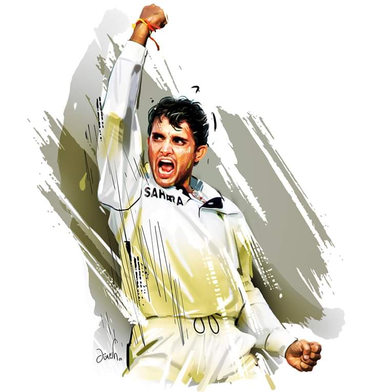 Sourav Ganguly Dada Bengal Tiger