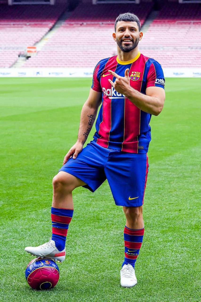 KUN AGUERO new signing BARCELONA
