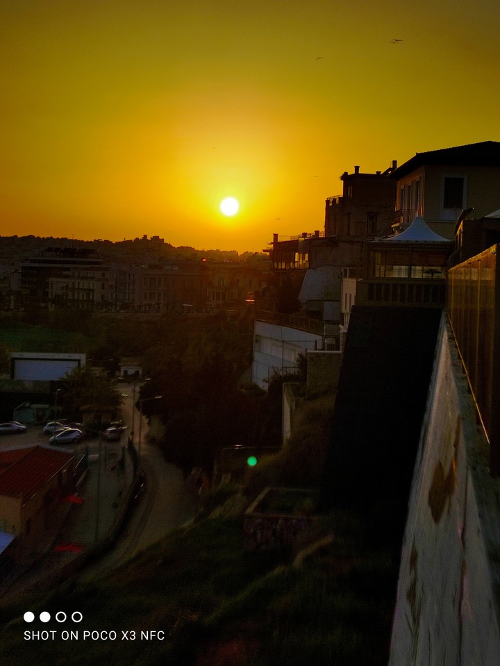 dusk in Greece